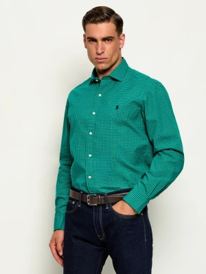 POLO RALPH LAUREN Koszula | Custom fit zielony