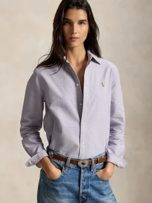 Polo Ralph Lauren koszula damska bawełniana fioletowy