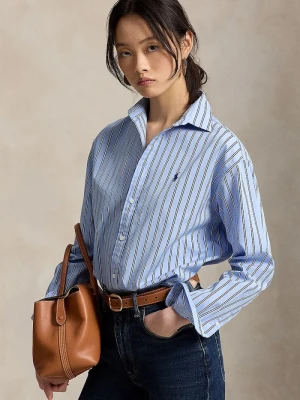 Polo Ralph Lauren koszula damska bawełniana niebieski