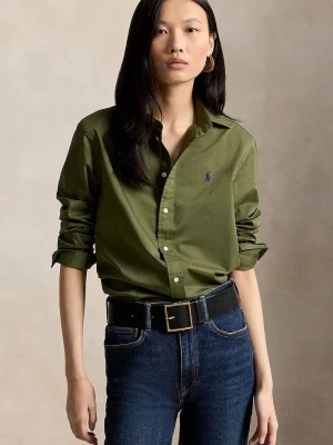 Polo Ralph Lauren koszula damska bawełniana zielony