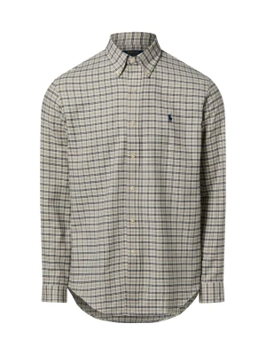 Polo Ralph Lauren koszula flanelowa Mężczyźni Modern Fit Bawełna beżowy | niebieski