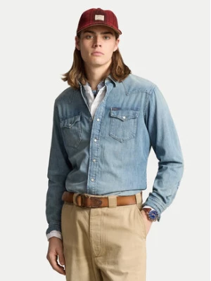 Polo Ralph Lauren Koszula jeansowa 710703936001 Niebieski Regular Fit