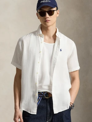 Polo Ralph Lauren koszula lniana Sport Shirt biały