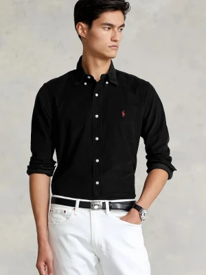 Polo Ralph Lauren koszula męska bawełniana 21W Corduroy czarny