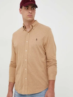 Polo Ralph Lauren koszula męska bawełniana beżowy