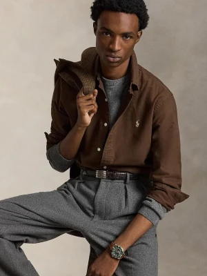 Polo Ralph Lauren koszula męska bawełniana brązowy