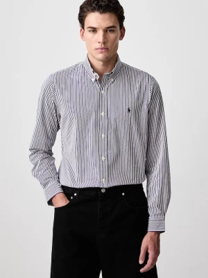 Polo Ralph Lauren koszula męska bawełniana fioletowy