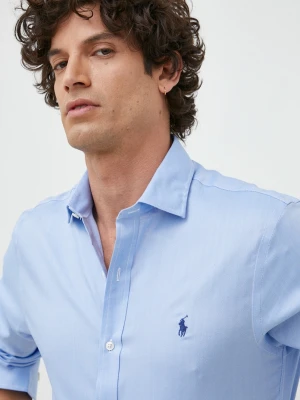 Polo Ralph Lauren koszula męska bawełniana niebieski