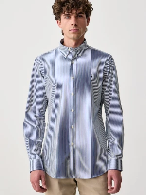 Polo Ralph Lauren koszula męska bawełniana niebieski