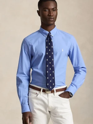 Polo Ralph Lauren koszula męska bawełniana z elastanem niebieski