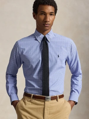 Polo Ralph Lauren koszula męska bawełniana z elastanem niebieski