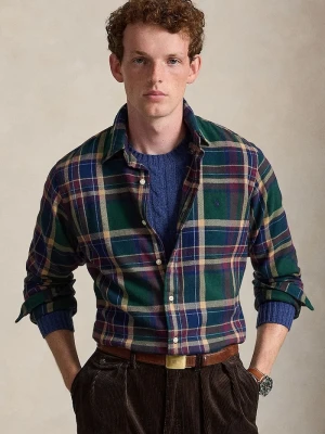 Polo Ralph Lauren koszula męska bawełniana zielony