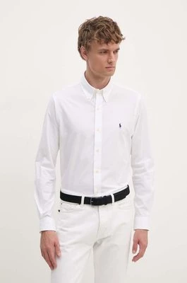 Polo Ralph Lauren koszula męska kolor biały regular z kołnierzykiem button-down 710928255