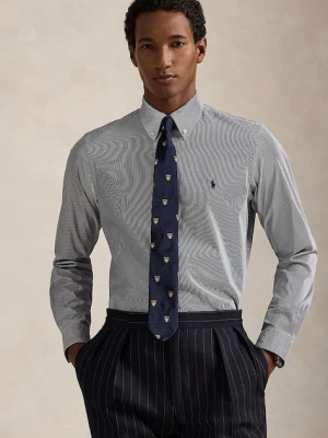 Polo Ralph Lauren koszula męska kolor granatowy regular z kołnierzykiem button-down 710929346