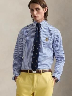 Polo Ralph Lauren koszula męska kolor niebieski regular z kołnierzykiem klasycznym 710965413