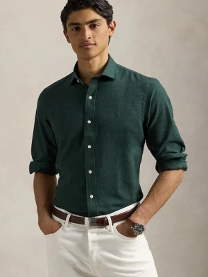 Polo Ralph Lauren koszula męska kolor zielony regular 710P00661