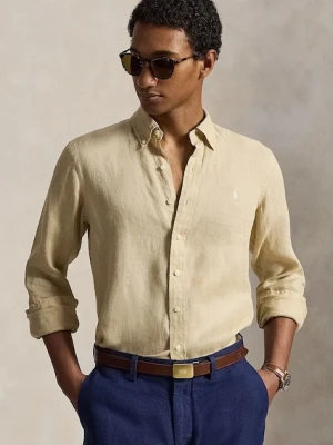 Polo Ralph Lauren koszula męska lniana Long Sleeve Sport Shirt