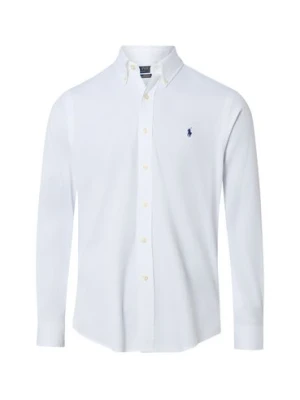 Polo Ralph Lauren Koszula męska Mężczyźni Modern Fit Bawełna (100%) biały jednolity,