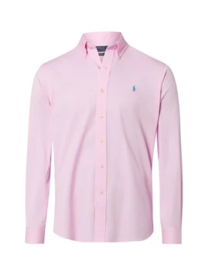 Polo Ralph Lauren Koszula męska Mężczyźni Modern Fit Bawełna (100%) różowy jednolity,
