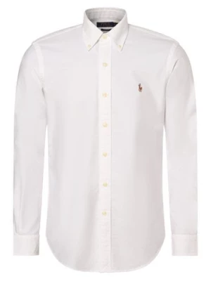 Polo Ralph Lauren Koszula męska Mężczyźni Modern Fit Bawełna biały jednolity,