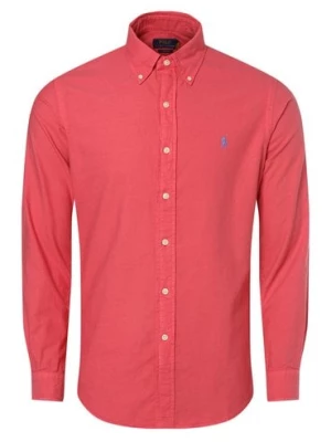 Polo Ralph Lauren Koszula męska Mężczyźni Modern Fit Bawełna pomarańczowy|wyrazisty róż|czerwony jednolity button down,