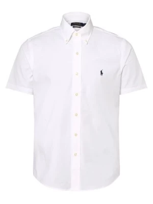 Polo Ralph Lauren Koszula męska Mężczyźni Regular Fit Bawełna biały jednolity button down,