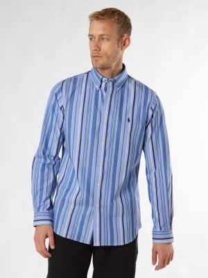 Polo Ralph Lauren Koszula męska Mężczyźni Regular Fit Bawełna niebieski|biały w paski,