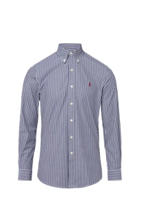 Polo Ralph Lauren Koszula męska Mężczyźni Regular Fit Bawełna niebieski|biały w paski,