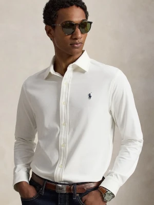 Polo Ralph Lauren koszula męska z bawełną biały