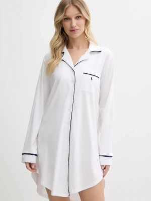 Polo Ralph Lauren koszula nocna damska kolor biały 4P0230