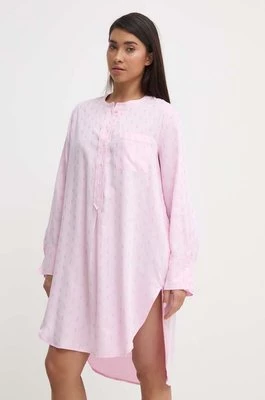 Polo Ralph Lauren koszula nocna damska kolor różowy