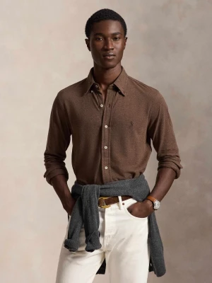 POLO RALPH LAUREN Koszula Oxford | Regular Fit | feather weight twill brązowy