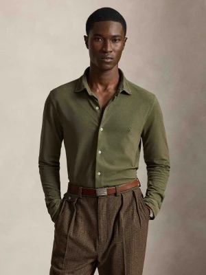 POLO RALPH LAUREN Koszula | Regular Fit | weathered mesh oliwkowy