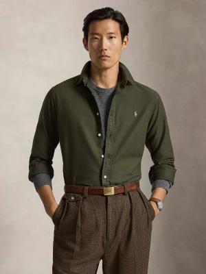 POLO RALPH LAUREN Koszula | Slim Fit oliwkowy