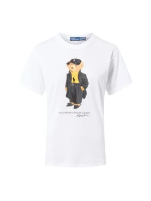 Polo Ralph Lauren Koszulka damska Kobiety Bawełna biały nadruk,