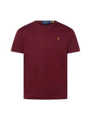 Polo Ralph Lauren Koszulka damska Kobiety Bawełna czerwony jednolity,