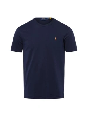 Polo Ralph Lauren Koszulka damska Kobiety Bawełna niebieski jednolity,