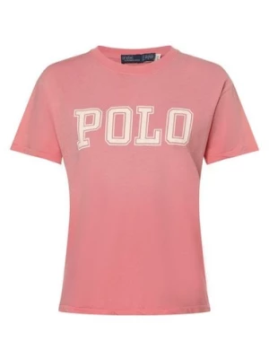 Polo Ralph Lauren Koszulka damska Kobiety Bawełna różowy nadruk,