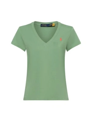 Polo Ralph Lauren Koszulka damska Kobiety Bawełna zielony jednolity,