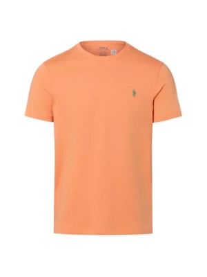 Polo Ralph Lauren Koszulka męska Mężczyźni Bawełna (100%) pomarańczowy jednolity,