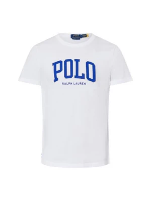 Polo Ralph Lauren Koszulka męska Mężczyźni Bawełna biały jednolity,