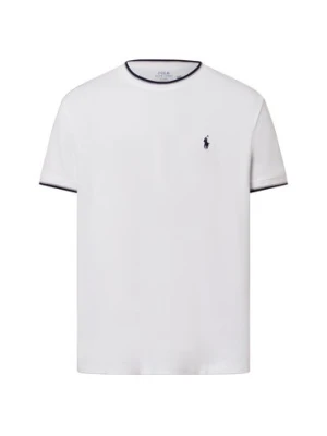 Polo Ralph Lauren Koszulka męska Mężczyźni Bawełna biały jednolity,