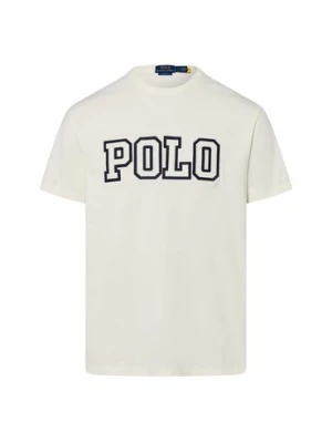 Polo Ralph Lauren Koszulka męska Mężczyźni Bawełna biały jednolity,
