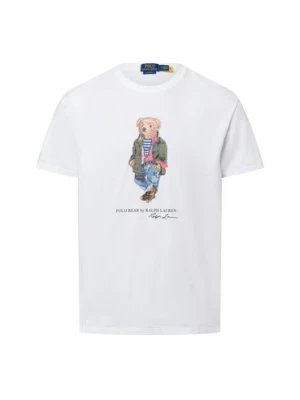 Polo Ralph Lauren Koszulka męska Mężczyźni Bawełna biały nadruk,