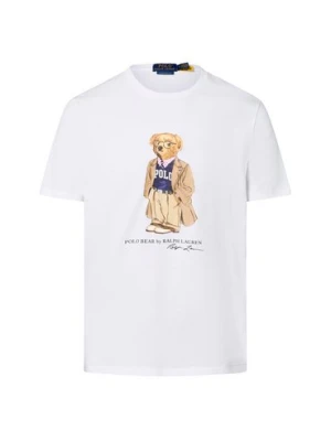 Polo Ralph Lauren Koszulka męska Mężczyźni Bawełna biały nadruk,