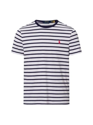 Polo Ralph Lauren Koszulka męska Mężczyźni Bawełna biały|niebieski w paski,