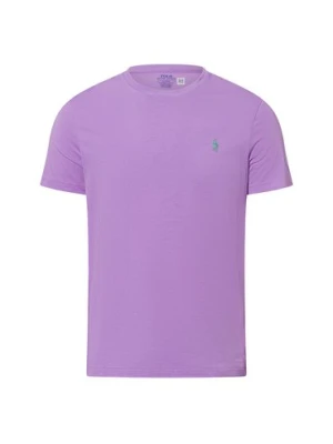 Polo Ralph Lauren Koszulka męska Mężczyźni Bawełna lila jednolity,