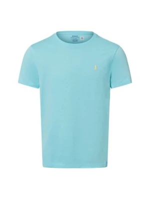 Polo Ralph Lauren Koszulka męska Mężczyźni Bawełna niebieski jednolity,