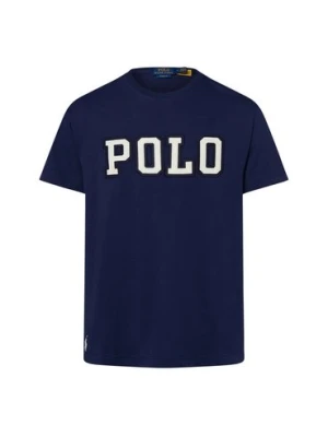Polo Ralph Lauren Koszulka męska Mężczyźni Bawełna niebieski jednolity,