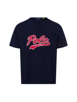 Polo Ralph Lauren Koszulka męska Mężczyźni Bawełna niebieski jednolity,